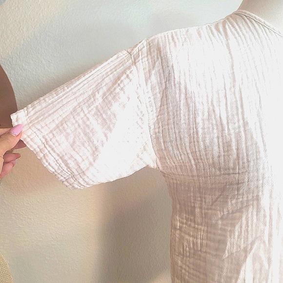 REVOLVE x DAVID LERNER SIMONE OVERLAP CROP TEE CROPPED CREWNECK PACK KEYHO… - Picture 4 of 10